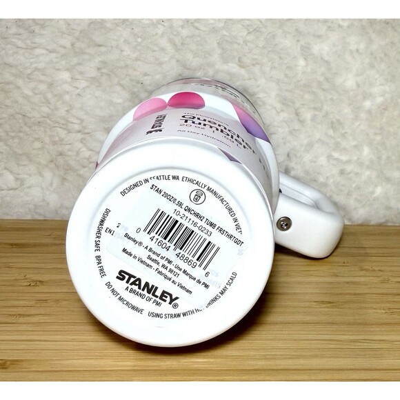 Stanley Valentine’s Day Frost Heart 20oz H2.0 FlowState Quencher Tumbler NEW - Picture 7 of 9